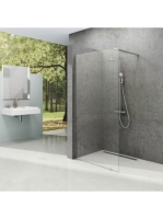 Ravak Walk-In Wall 100 zuhanyfal (fekete-transparent) GW9WA0