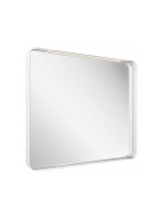 Ravak Strip fehér fürdőszobai tükör 60x70 cm, világítással X