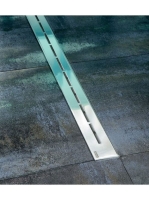 Ravak Runway OZW 850 zuhanyfolyóka - rozsdamentes acél (falh