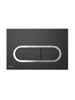Ravak Chrome WC öblítő nyomólap fekete X01797 - Fürdőszoba -
