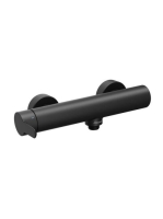 Ravak Puri fali zuhanycsaptelep szett nélkül, fekete X070187