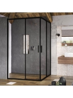 Ravak Blix Slim BLSRV2K-80 sarokbelépős zuhanykabin (fekete+