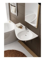 Ravak Avocado balos mosdó (fehér), furattal XJ1L1100000 - Fü