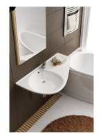 Ravak Avocado jobbos mosdó (fehér), furattal XJ1P1100000 - F