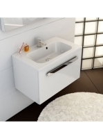 Ravak Mosdó Chrome 600 (fehér), furattal XJG01160000 - Fürdő