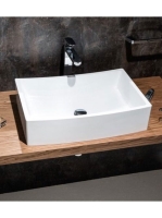 Ravak FORMY 02 600 D mosdó túlfolyó nélkül, fehér XJM0126000