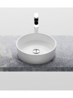 Ravak MOON 1 mosdó, túlfolyó nélkül, fehér XJN01300000 - Für