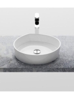 Ravak MOON 1C mosdó, túlfolyó nélkül, fehér XJN01300001 - Fü