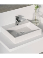 Ravak Natural 500 mosdó (fehér) nyílással XJO01250000 - Fürd