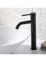 Rea Lungo magasított fürdőszobai csaptelep, matt fekete REA-