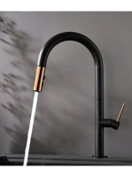 Rea Apollo álló konyhai csaptelep kihúzható zuhanyfejjel, fe