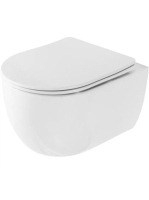 Rea Olivier perem nélküli fali WC csésze 36,5x49 cm mélyöblí