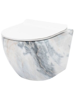 Rea Carlos perem nélküli fali WC csésze 37x49,5 cm mélyöblít