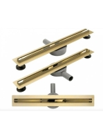 Rea Neo Pro Slim lineáris zuhanylefolyó szett 90 cm, fényes