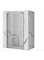 Rea Alex Univerzális tolózuhanyajtó 100x190 cm átlátszó üveg