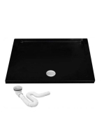 Rea Savoy akril zuhanytálca 80x100 cm, fekete REA-K4087 - Fü