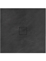 Rea Rock négyzet alakú ásványi akril zuhanytálca szifonnal 9