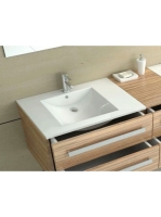 Rea Dafne beépíthető kerámia mosdótál 76x46,5 cm, fehér REA-