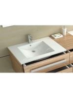 Rea Dafne beépíthető kerámia mosdótál 71,5x46,5 cm, fehér RE