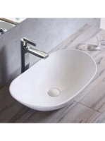 Rea Royal pultra tehető kerámia mosdótál 61,5x35,5 cm, fehér