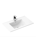 Rea Dafne beépíthető kerámia mosdótál 61,5x46,5 cm, fehér RE