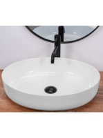 Rea Queen pultra tehető kerámia mosdótál 55x41,5 cm, fehér R