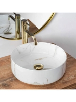 Rea Sami Aiax pultra tehető kerámia mosdótál 35,5x35,5 cm, f