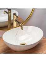 Rea Sofia Calala pultra tehető kerámia mosdótál 41x33,5 cm,