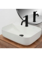 Rea Martina pultra ültethető kerámia mosdótál 51,5x41 cm, fe