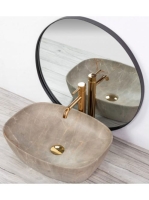 Rea Freia pultra ültethető kerámia mosdótál 51x39,5 cm, matt