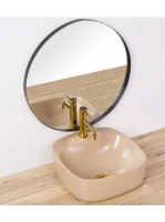 Rea Luiza pultra ültethető kerámia mosdótál 42,5x42,5cm, mat