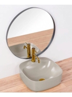 Rea Luiza pultra ültethető kerámia mosdótál 42x42 cm, matt s