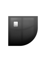 Riho Basel 451 fényes fekete zuhanytálca 90x90 DC98160 - Für