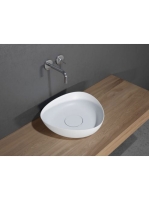 Riho Oviedo Solid Surface 41x41 cm mosdótál, matt fehér W021