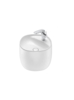 Roca Beyond Fineceramic fali mosdó 38x47x46 cm, beépített le