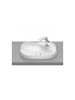 Roca Beyond Pultba építhető FineCeramic mosdó 58,5x45 beépít