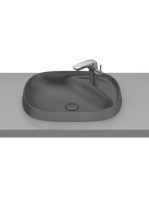 Roca Beyond Pultba építhető Fineceramic mosdó 58,5x45 beépít