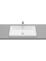 Roca The Gap Square pultba süllyeszthető mosdótál 60x37 cm,