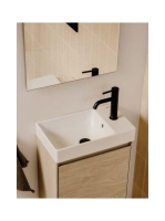 Roca Ona FineCeramic kompakt jobbos kézmosó 45x26 cm, fehér