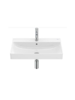 Roca Ona FineCeramic fali mosdó túlfolyóval 65x46 cm, fehér