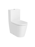 Roca Inspira Round falra tolható Rimless WC csésze 64,5x37,5