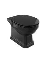 Roca Carmen Rimless WC csésze, vario kifolyással, fekete A34
