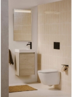 Roca Ona Rimless mélyöblítésű fali WC-csésze 36x48 cm, hátsó