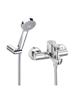 Roca L20 Fali kád-zuhany csaptelep 1,70 m gégecsővel, kézizu