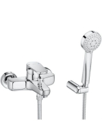 Roca Anara fali kádtöltő csaptelep zuhanykészlettel, króm A5