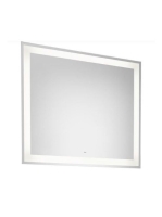 Roca Iridia négyszögletes LED-es tükör 80x70 párásodásgátló