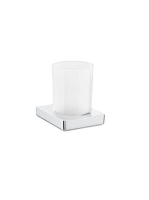 Roca Tempo üvegpohár fali konzollal, króm A817021001 - Fürdő