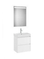 Roca Ona Pack 2 fiókos mosdószekrény mosdóval 55x36 tükör LE