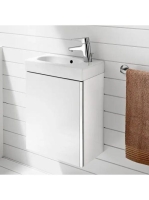 Roca Unik Mini 45 ajtós mosdószekrény kézmosóval Fényes fehé
