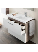 Roca Unik Prisma 2 fiókos alsószekrény jobbos mosdóval 900 k